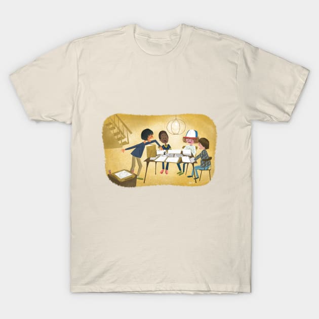 Stranger Things Golden Book 1 T-Shirt by schomiak